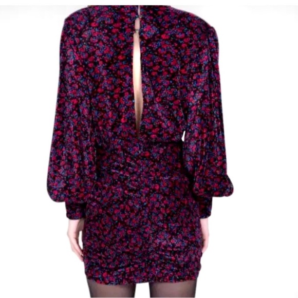 NWT SABINA MUSAYEV CAPELLA MINI DRESS IN BLACK PRINT reg $295 size XL - Picture 3 of 6